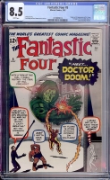 Fantastic Four #5 CGC 8.5 w