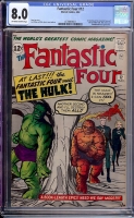 Fantastic Four #12 CGC 8.0 ow/w