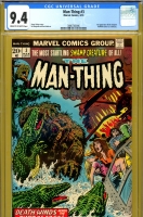 Man-Thing #3 CGC 9.4 cr/ow