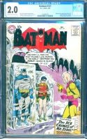 Batman #121 CGC 2.0 cr/ow