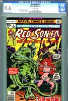 Red Sonja #2 CGC 9.6 w