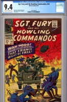 Sgt. Fury and His Howling Commandos #40 CGC 9.4 ow/w