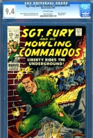 Sgt. Fury and His Howling Commandos #66 CGC 9.4 ow