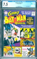 Batman Annual #1 CGC 7.5 ow/w