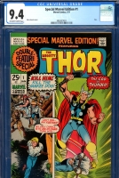 Special Marvel Edition #1 CGC 9.4 ow/w