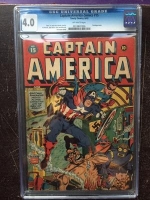 Captain America Comics #15 CGC 4.0 ow