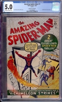 Amazing Spider-Man #1 CGC 5.0 ow/w Golden Record Reprint