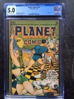 Planet Comics #34 CGC 5.0 cr/ow