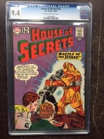 House of Secrets #55 CGC 9.4 cr/ow