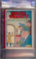 Dick Tracy and Dick Tracy Jr. #1 CGC 9.0 w Lost Valley