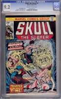Skull, the Slayer #3 CGC 9.2 ow/w