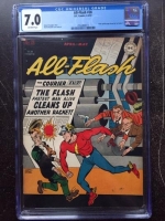 All-Flash #28 CGC 7.0 ow