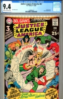 Justice League of America #67 CGC 9.4 cr/ow
