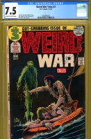 Weird War Tales #3 CGC 7.5 ow/w