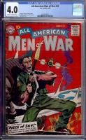 All-American Men of War #58 CGC 4.0 cr/ow