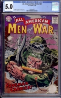 All-American Men of War #63 CGC 5.0 ow