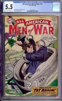 All-American Men of War #72 CGC 5.5 cr/ow