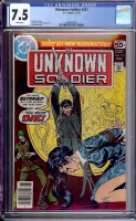 Unknown Soldier #221 CGC 7.5 w