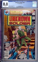 Unknown Soldier #230 CGC 8.0 w