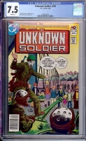 Unknown Soldier #238 CGC 7.5 w