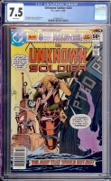 Unknown Soldier #244 CGC 7.5 w