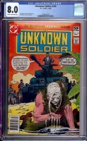 Unknown Soldier #246 CGC 8.0 cr/ow