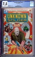 Unknown Soldier #250 CGC 7.5 ow
