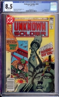 Unknown Soldier #253 CGC 8.5 ow