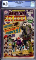 Our Army at War #194 CGC 8.0 cr/ow