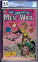 All-American Men of War #14 CGC 2.5 ow/w