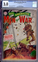 All-American Men of War #27 CGC 3.0 cr/ow