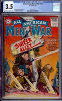 All-American Men of War #34 CGC 3.5 cr/ow