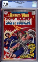 Our Army at War #166 CGC 7.0 ow/w