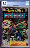 Our Army at War #168 CGC 4.0 cr/ow