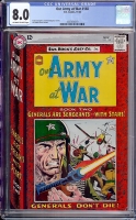 Our Army at War #148 CGC 8.0 ow/w