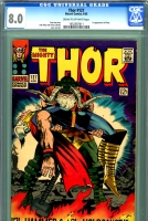 Thor #127 CGC 8.0 cr/ow