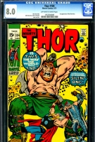 Thor #184 CGC 8.0 ow/w