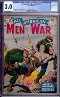 All-American Men of War #47 CGC 3.0 ow