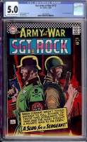 Our Army at War #172 CGC 5.0 cr/ow
