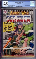 Our Army at War #174 CGC 5.5 cr/ow
