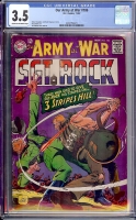 Our Army at War #186 CGC 3.5 cr/ow