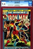 Iron Man #52 CGC 9.4 ow/w