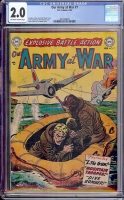 Our Army at War #7 CGC 2.0 ow/w