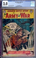 Our Army at War #9 CGC 2.0 ow/w