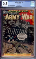 Our Army at War #14 CGC 2.5 cr/ow