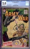 Our Army at War #41 CGC 2.0 ow