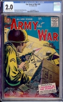 Our Army at War #44 CGC 2.0 ow/w