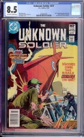 Unknown Soldier #257 CGC 8.5 ow/w