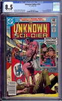 Unknown Soldier #259 CGC 8.5 ow/w