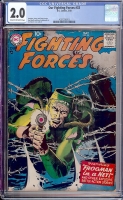 Our Fighting Forces #33 CGC 2.0 cr/ow